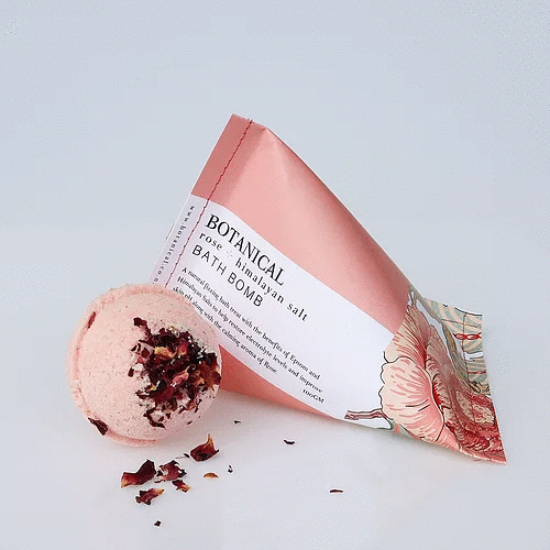 Rose and Himalayan Salt Bath Bomb