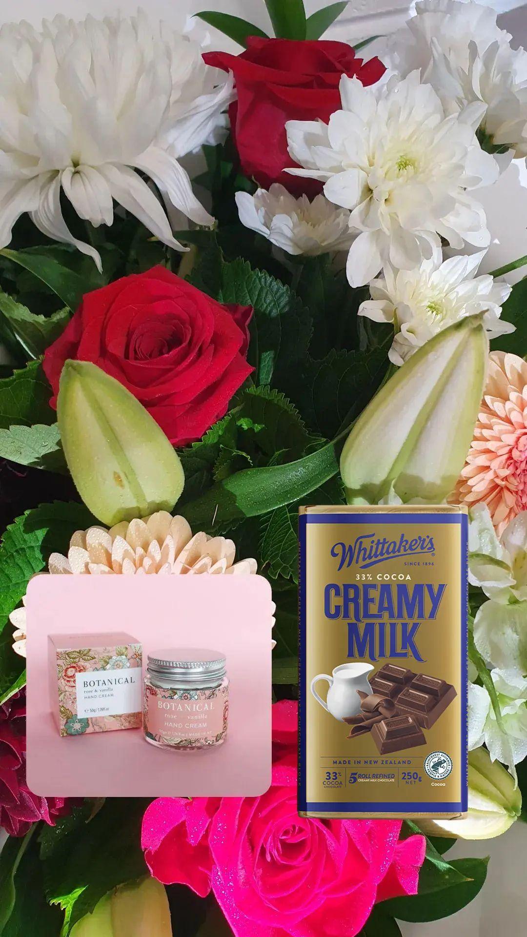 Mega Bouquet/Chocolate Block/Handcream