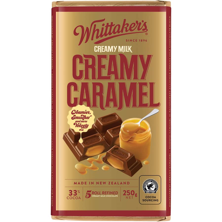 Whittakers Creamy Caramel Chocolate